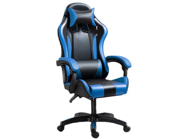 Extralink Gaming | Fotel gamingowy | biurowy, obrotowy, kubełkowy, czarno-niebieski, G-523