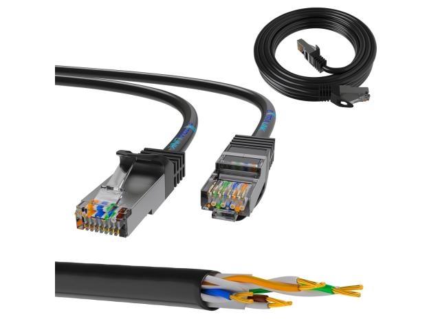Patch Cord Extralink EX.7621, Cat5e, F/UTP, 3m, Black
