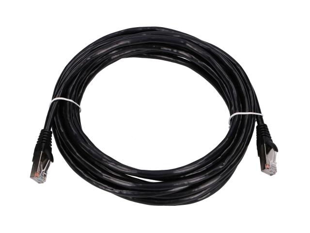 Patch Cord Extralink EX.7638, Cat5e, F/UTP, 5m, Black