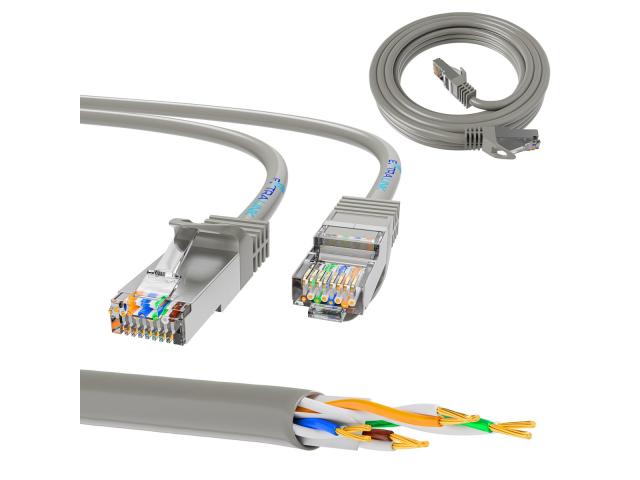 Extralink Kat.5e UTP 0.5m | Patchcord LAN | Miedź Kabel sieciowy skrętka