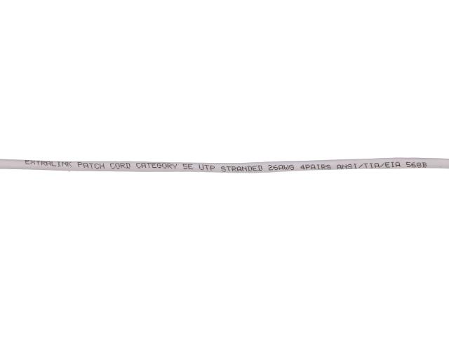 Patch Cord Extralink EX.7652, Cat5e, UTP, 10m, Gray