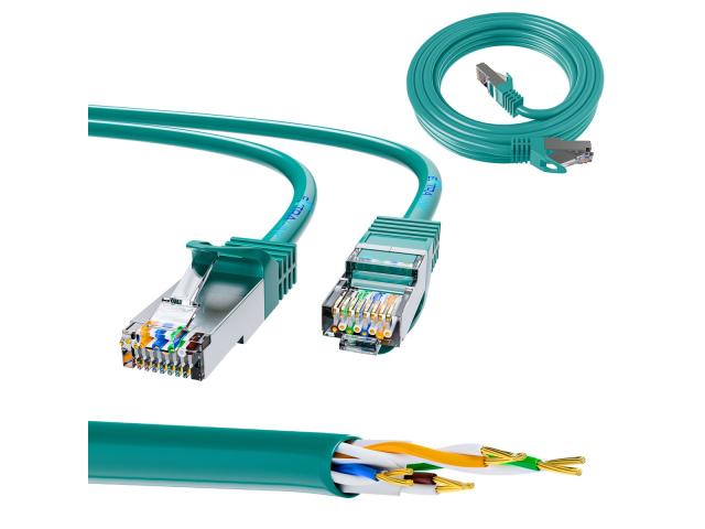 Patch Cord Extralink EX.7720, Cat6, FTP, 1m, Green