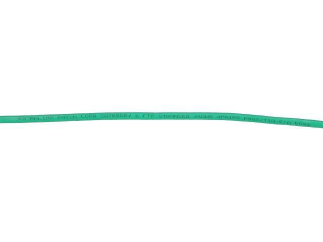 Patch Cord Extralink EX.7744 F/UTP, Cat6, 3m, Green
