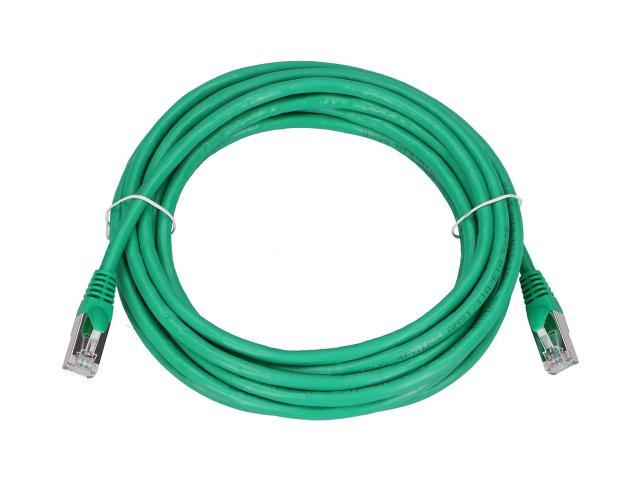 Patch Cord Extralink EX.7751, Cat6, F/UTP, 6m, Green
