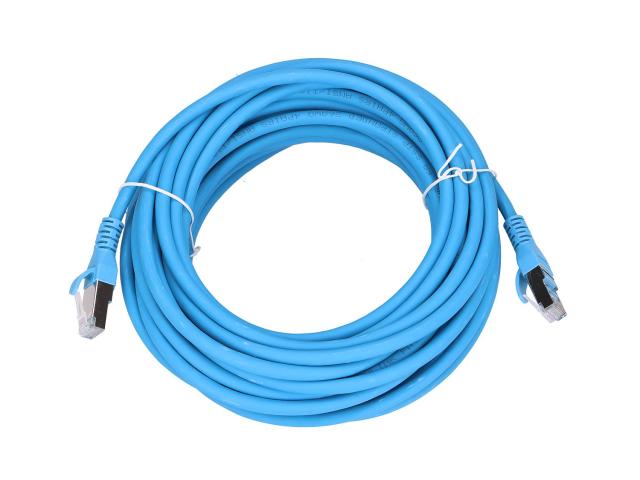 Extralink Kat.6A S/FTP 10m | Patchcord LAN | Miedź Kabel sieciowy skrętka 10Gbit/s