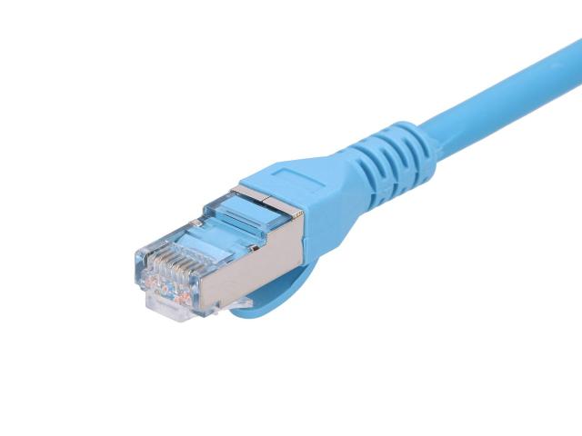 Patchcord Extralink EX.6587, S/FTP, Cat6a, 5m, Blue