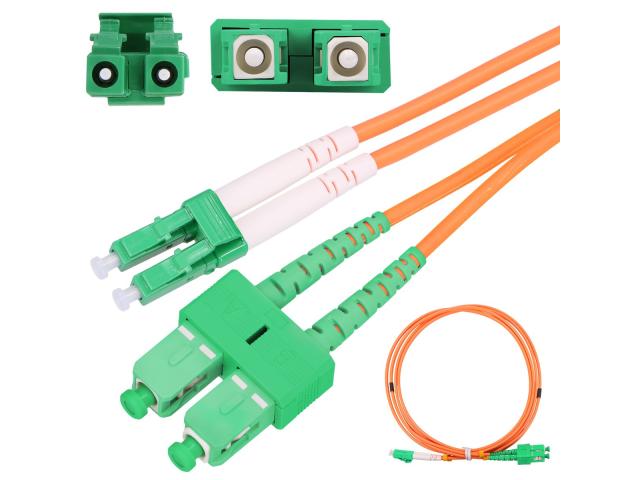 Extralink SC/APC-LC/APC | Patchcord | Wielomodowy, OM2, Duplex, 3mm, 3m