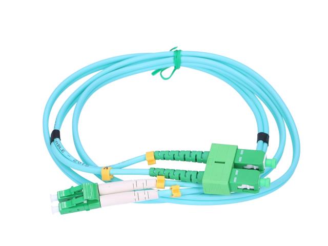 Extralink SC/APC-LC/APC | Patchcord | Wielomodowy, OM3, Duplex, 3mm, 5m