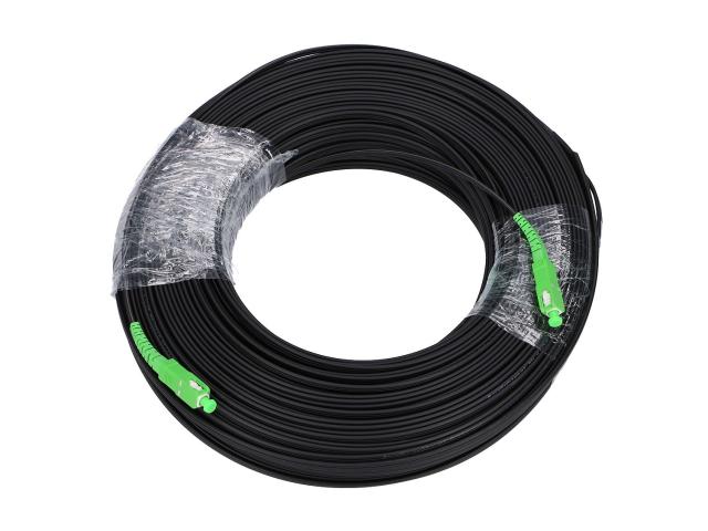 Extralink SC/APC-SC/APC Płaski | Patchcord | wiszący, jednomodowy, Simplex, G.657A2, 100m