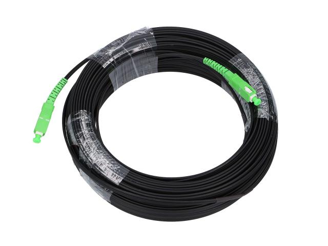 Extralink SC/APC-SC/APC Płaski | Patchcord | wiszący, jednomodowy, Simplex, G.657A2, 50m