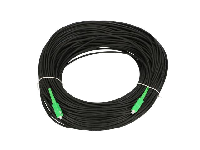 Extralink SC/APC-SC/APC Round drop | Patchcord | Okrągły, wiszący, jednomodowy, Simplex, G.657A2, 70m