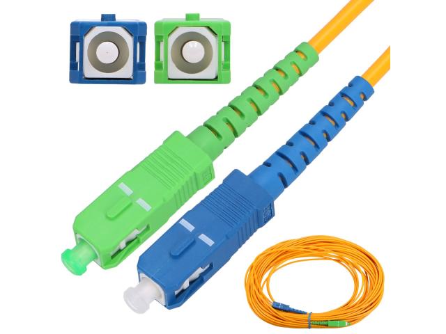 Extralink SC/APC-SC/UPC | Patchcord | Jednomodowy, Simplex, G652D, 3mm, 2m