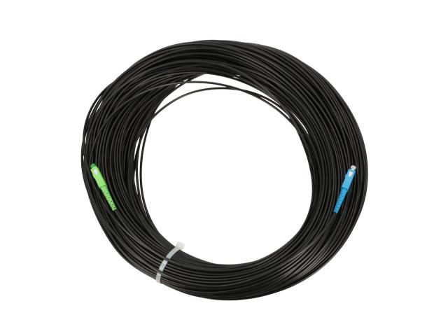 Extralink SC/APC-SC/UPC | Patchcord | Okrągły, wiszący, jednomodowy, Simplex, G.657A2, 100m