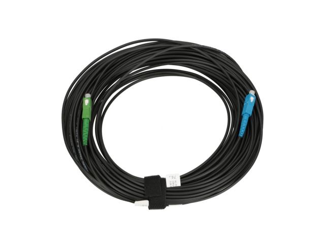 Extralink SC/APC-SC/UPC | Patchcord | Okrągły, wiszący, jednomodowy, Simplex, G.657A2, 30m