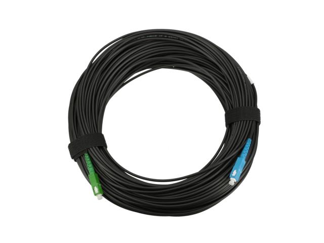 Extralink SC/APC-SC/UPC | Patchcord | Okrągły, wiszący, jednomodowy, Simplex, G.657A2, 40m