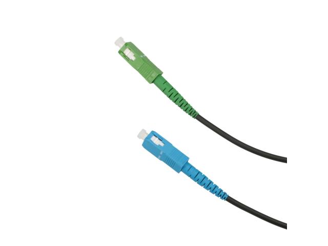Extralink SC/APC-SC/UPC | Patchcord | Okrągły, wiszący, jednomodowy, Simplex, G.657A2, 40m