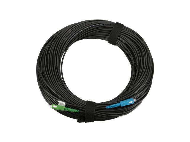 Extralink SC/APC-SC/UPC | Patchcord | Okrągły, wiszący, jednomodowy, Simplex, G.657A2, 60m