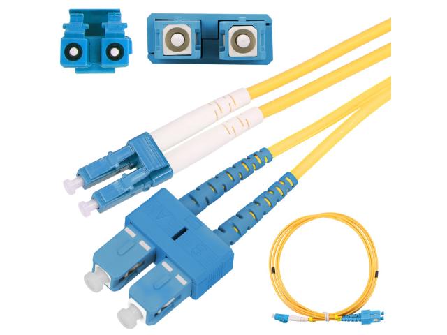 Extralink SC/UPC-LC/UPC | Patchcord | Jednomodowy, Duplex, G657A1, 3mm, 2m