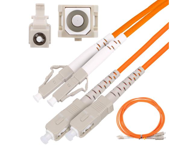 Extralink SC/UPC-LC/UPC | Patchcord | Wielomodowy, OM2, Duplex, 3mm, 3m