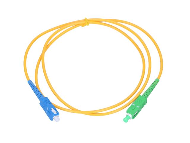 Extralink SC/UPC-SC/APC | Patchcord | Jednomodowy, Simplex, 3mm, 2m