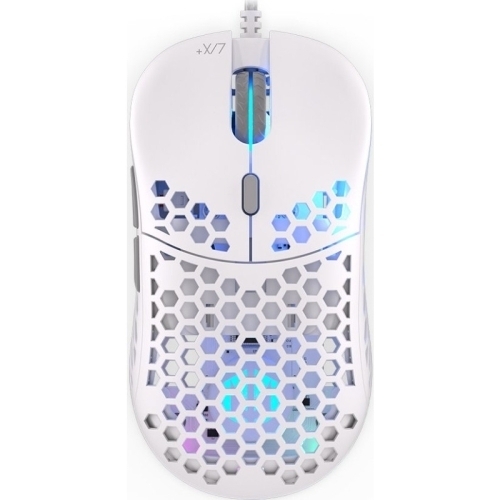Mouse Optic Endorfy LIX Plus, ARGB LED, USB-A, Onyx White