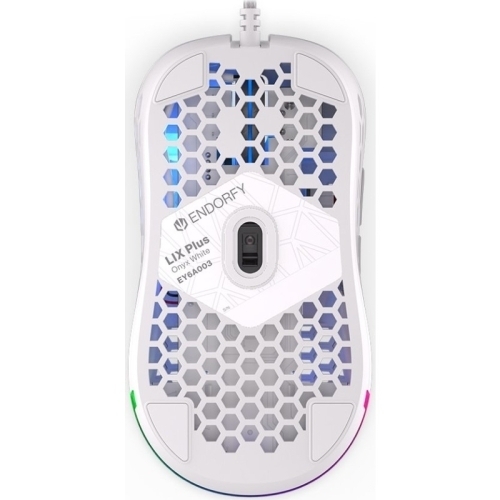 Mouse Optic Endorfy LIX Plus, ARGB LED, USB-A, Onyx White