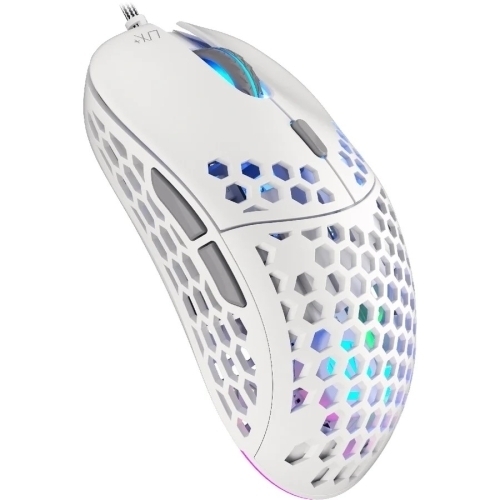Mouse Optic Endorfy LIX Plus, ARGB LED, USB-A, Onyx White