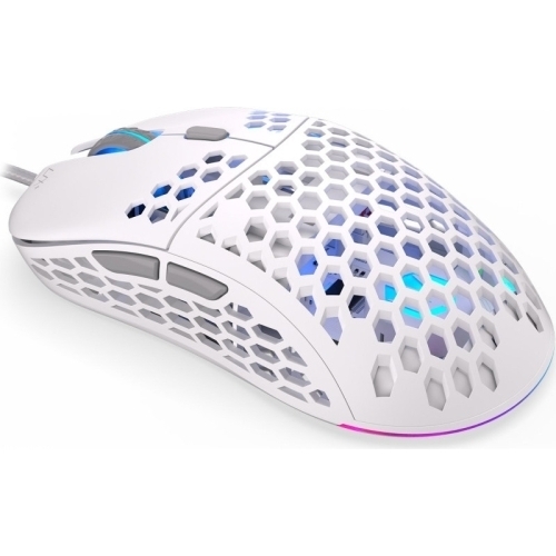 Mouse Optic Endorfy LIX Plus, ARGB LED, USB-A, Onyx White