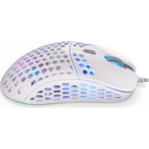 Mouse Optic Endorfy LIX Plus, ARGB LED, USB-A, Onyx White