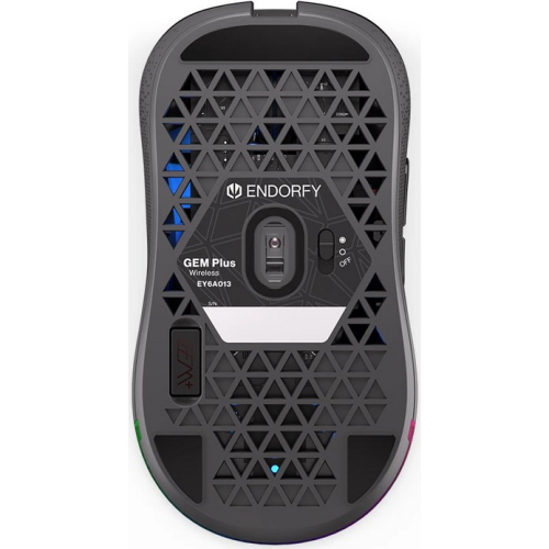 Mouse Optic Endorfy GEM Plus Wireless, ARGB LED, USB/USB Wireless, Black