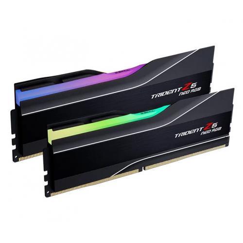 Kit Memorie G.Skill Trident Z5 Neo RGB Black AMD EXPO 64GB, DDR5-6000Mhz, CL30, Dual Channel