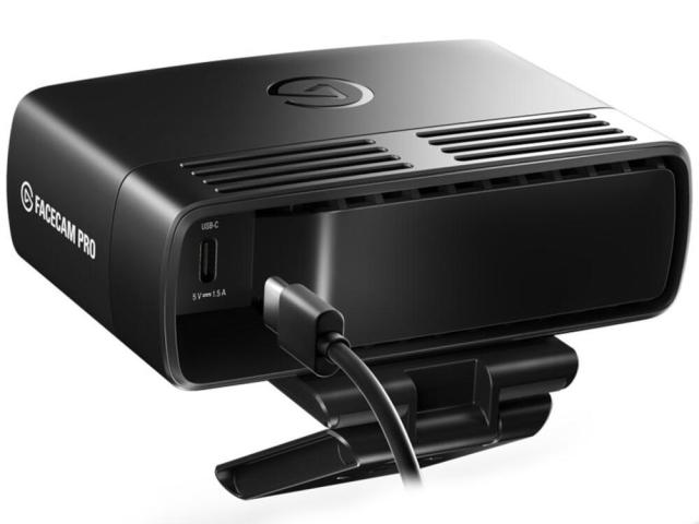 Camera Web Elgato by Corsair Facecam Pro, USB-C, Black
