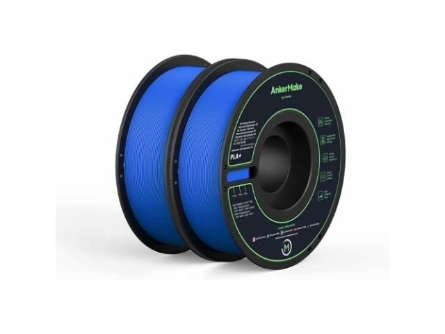 Filament AnkerMake Anker PLA+, 2kg, Blue, 2 bucati