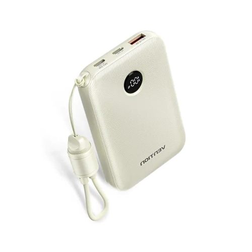 Baterie portabila Vention FKAB0-C, 10000 mAh, 1 x USB-A, 2 x USB-C, White