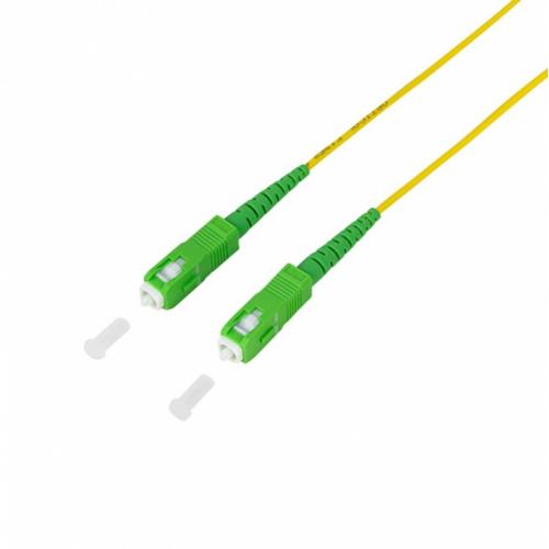 Patch Cord Fibra Optica Logilink FPSSC01, Single-Mode, OS2, SC/APC - SC/APC, 1 m