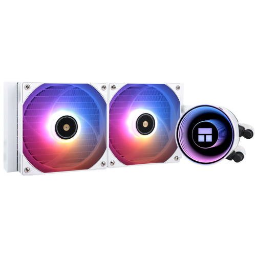 Cooler procesor Thermalright Frozen Notte 240 Argb V2, ARGB LED, 2 x 120 mm, White