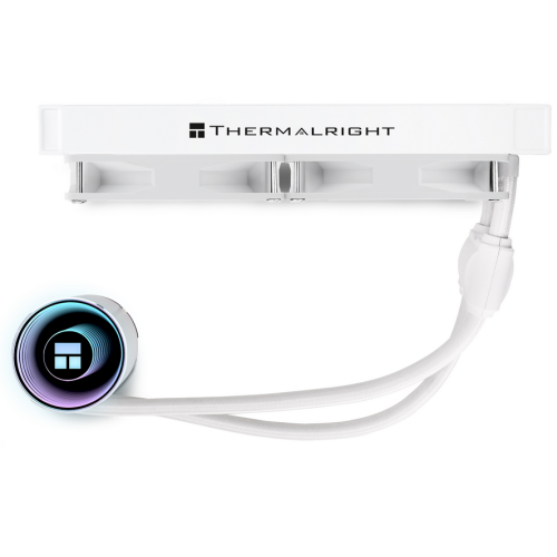 Cooler procesor Thermalright Frozen Notte 240 Argb V2, ARGB LED, 2 x 120 mm, White