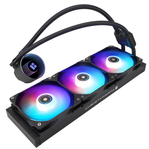 Cooler procesor Thermalright Frozen Notte 360 Argb V2, ARGB LED, 3 x 120 mm, Black