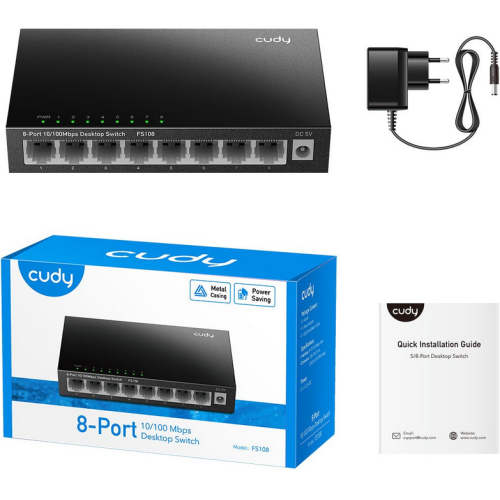 Switch Cudy FS108, 8 porturi
