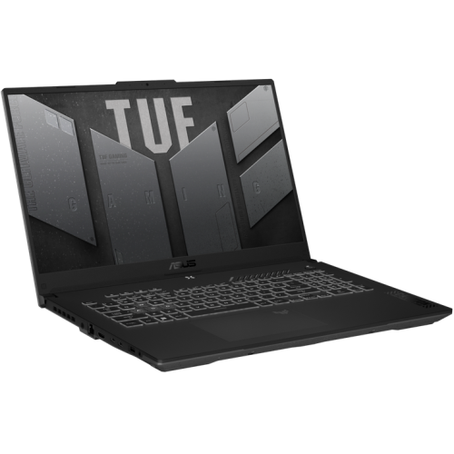 Laptop ASUS TUF Gaming F17 FX707VJ-HX078, Intel Core 5 210H, 17.3 inch, RAM 16GB, SSD 1TB, nVidia GeForce RTX 3050 6GB, No OS, Mecha Gray
