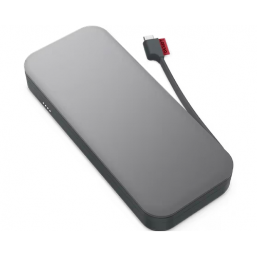 Baterie portabila Lenovo Go, 20000mAh, 1x USB-A, 1x USB-C, Storm Grey
