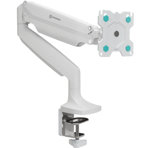 ONKRON Monitor Desk Mount for 13 to 32-Inch LED LCD Flat Monitors up to 9 kg, White