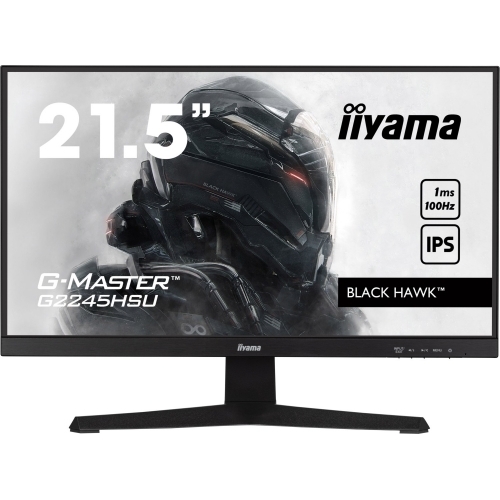 Monitor LED Iiyama Black Hawk G-MASTER G2245HSU-B2, 21.5inch, 1920x1080, 1ms, Black