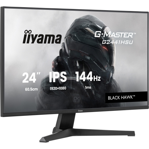Monitor LED Iiyama G-MASTER Black Hawk G2441HSU-B1, 23.8 inch, 1920 x 1080 pixeli, 1 ms, Black
