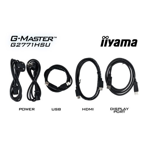 Monitor LED Iiyama G-MASTER Red Eagle G2771HSU-B1, 27 inch, 1920 x 1080 pixeli, 0.4 ms, Black