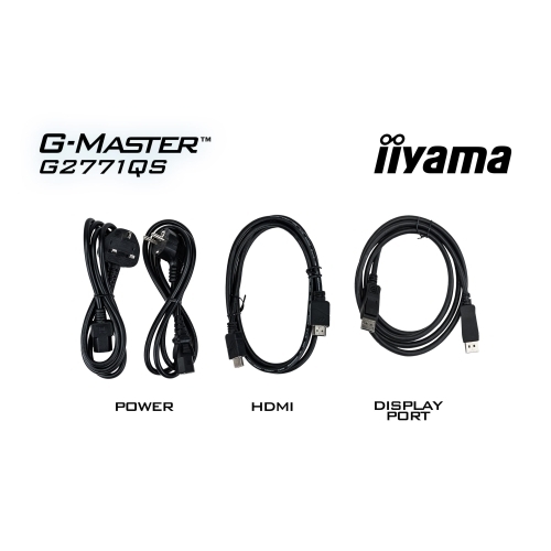 Monitor LED Iiyama G-MASTER Red Eagle G2771QS-B1, 27 inch, 2560 x 1440 pixeli, 0.5 ms, Black