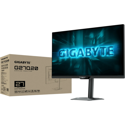 Monitor LED Gigabyte G27Q20, 27 inch, 2560 x 1440 pixeli, 0.5 ms GTG, Black
