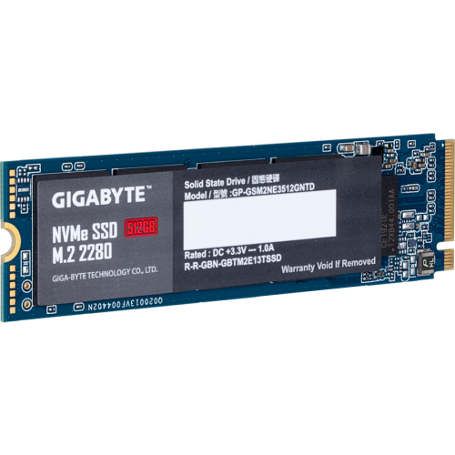 512 GB, M.2, PCI-Express 3.0 x4, NVMe 1.3