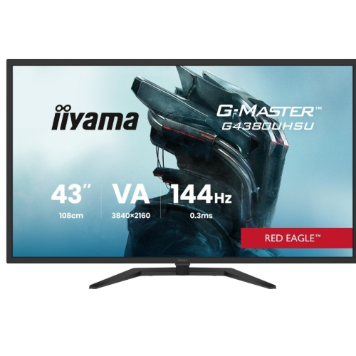 Monitor LED Iiyama G-MASTER G4380UHSU-B2, 43 inch, 3840 x 2160 pixeli, 0.3 ms, Black