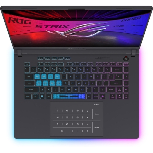 Laptop ASUS ROG Strix G16 (2025) G615JHR-RV077, Intel Core i7-14650HX, 16 inch, RAM 16GB, SSD 512GB, nVidia GeForce RTX 5050 8GB, No OS, Eclipse Gray